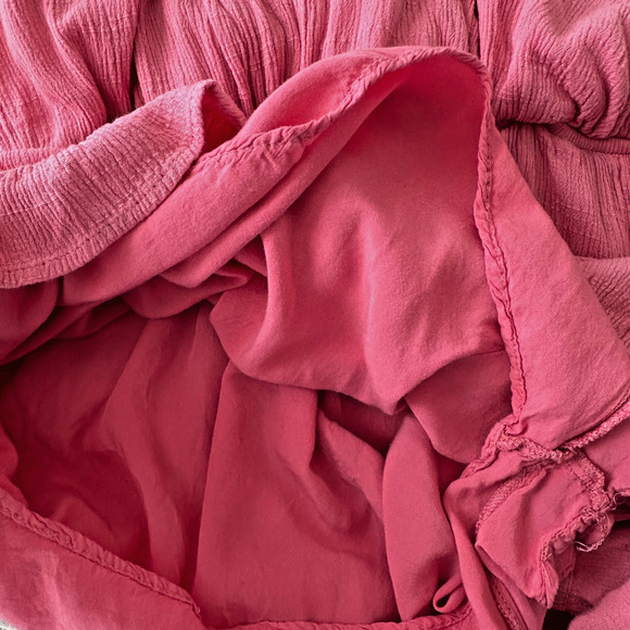 kori america plus pink romper xl women’s sleeveless ruffle hem summer outfit - Picture 6 of 7